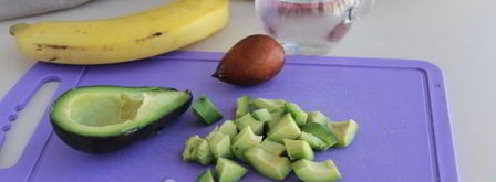 смузи с авокадо и бананом. Шаг 4