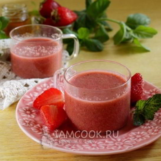 Рецепт смузей с авокадо и клубникой