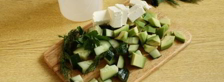 смузи с авокадо и свежим огурцом. Шаг 4