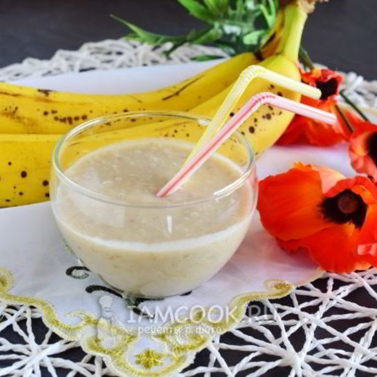 Рецепт смузей с бананом и кокосовым молоком