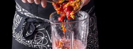 смузи с гранатовым нектаром. Шаг 4