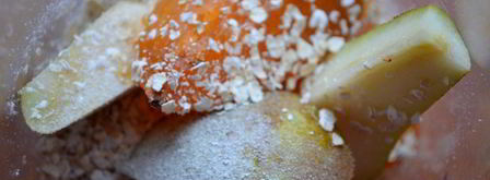 смузи с хурмой и грушей. Шаг 3