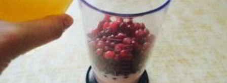 смузи с клюквой. Шаг 4