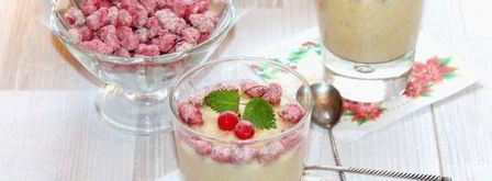 смузи с корицей, отрубями и фруктами. Шаг 4