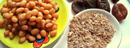 смузи с курагой, фасолью и отрубями. Шаг 3