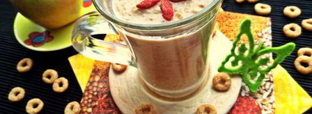 смузи с курагой, фасолью и отрубями. Шаг 9