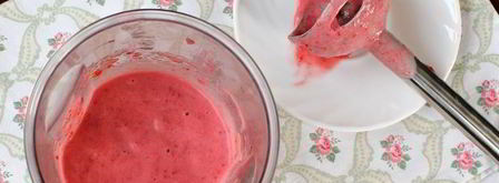 смузи с малиной и бананом. Шаг 6