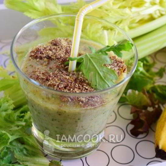 Рецепт смузей с сельдереем и семенами льна