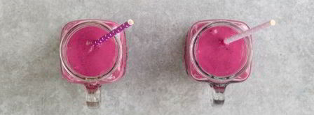 смузи с творогом, бананом и смородиной. Шаг 7