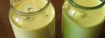 смузи с ягодами и кислым молоком. Шаг 2