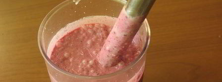 смузи с ягодами и кислым молоком. Шаг 6