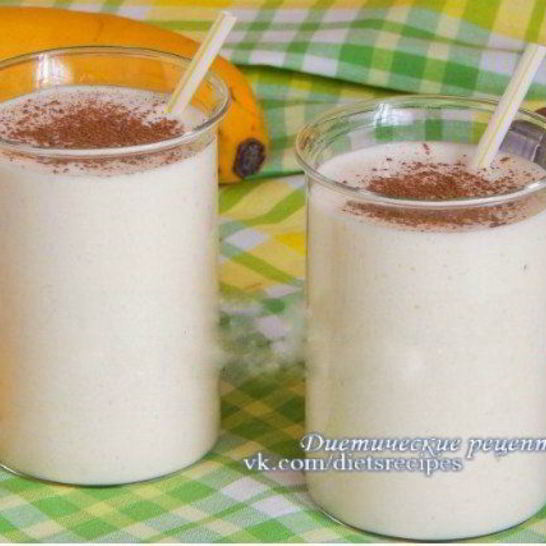 Рецепт творожно-бананового смузи