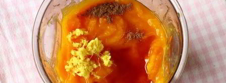 тыквенно-цитрусовый смузи с имбирем. Шаг 8