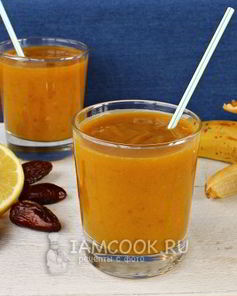 Тыквенный смузи с финиками