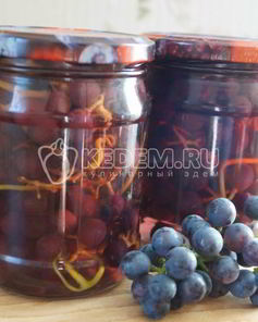 Виноград в сиропе на зиму