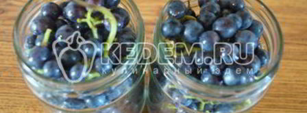 виноград в сиропе на зиму. Шаг 3
