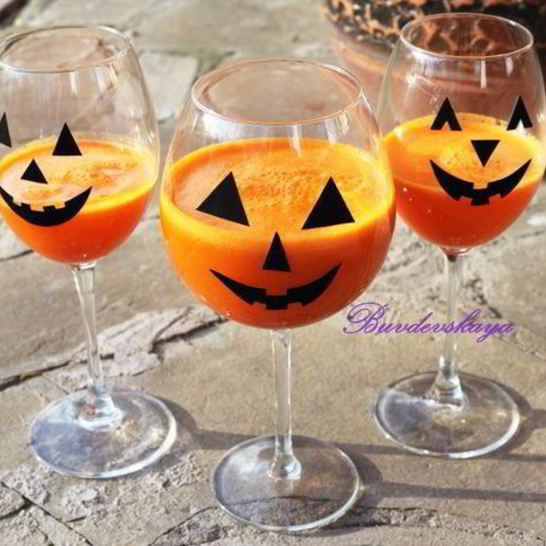 Рецепт витаминного коктейля безумная тыква на хэллоуин