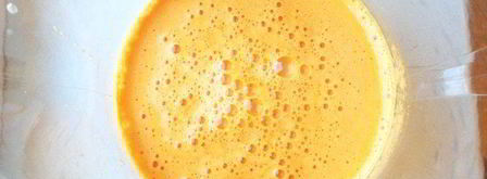 витаминный коктейль безумная тыква на хэллоуин. Шаг 2