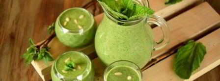 зеленый коктейль с арахисовой пастой. Шаг 8