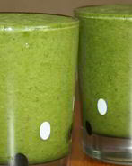 Зеленый коктейль с лаймом