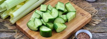 зеленый коктейль с овсяными хлопьями и льном. Шаг 4