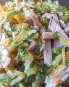 Деревенский свадебный салат