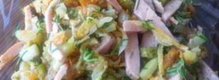 деревенский свадебный салат. Шаг 7