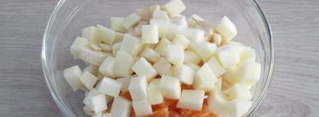 фруктовый салат с корнем сельдерея. Шаг 7