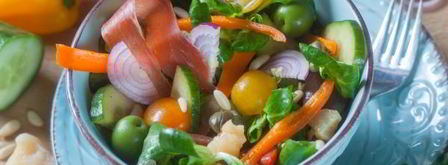 итальянский салат корн. Шаг 14