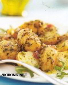 Итальянский картофельный салат с оливковым маслом