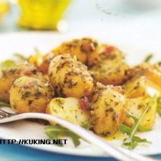 Рецепт итальянского картофельного салата с оливковым маслом