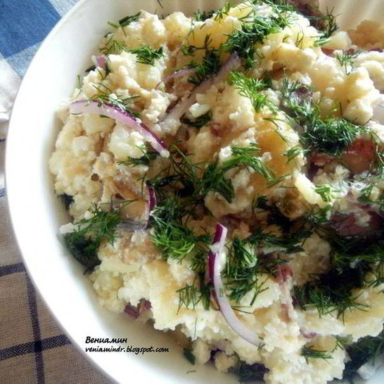 Рецепт итальянского кремового картофельного салата