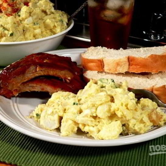 Рецепт картофельного салата на гарнир