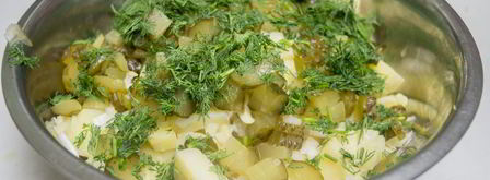 картофельный салат по-немецки. Шаг 4