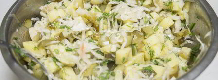 картофельный салат по-немецки. Шаг 5