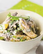 Картофельный салат с говядиной