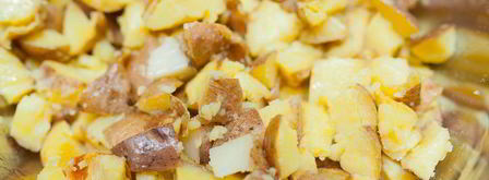 картофельный салат с копченой рыбой. Шаг 7