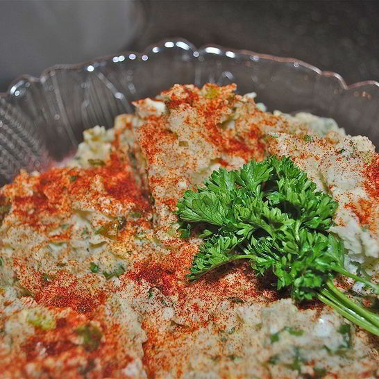 Рецепт картофельного салата с сельдереем