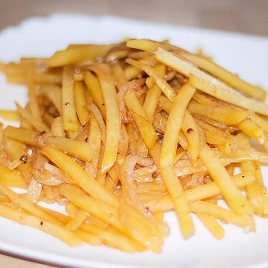 Рецепт корейского картофельного салата камди ча