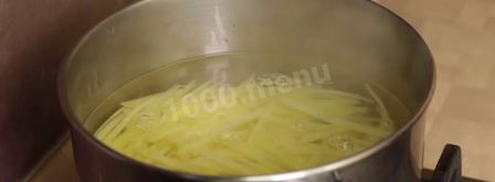 корейский картофельный салат камди ча. Шаг 4