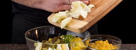 немецкий картофельный салат с домашним майонезом. Шаг 7