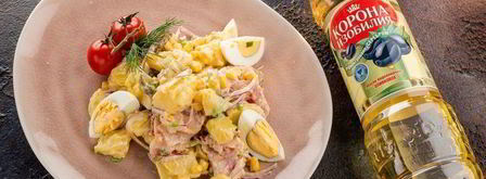 немецкий картофельный салат с домашним майонезом. Шаг 9