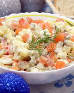 Салаты с семгой