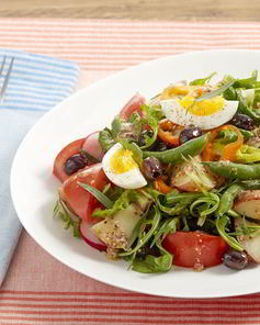 Салат из картофеля и яиц