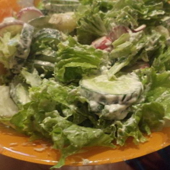 Рецепт салата из молодого картофеля и редиса