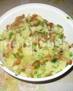 Салат Картофельный с грибами