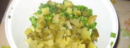 салат картофельный с грибами. Шаг 20