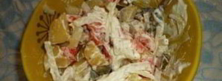 салат картофельный с огурцами. Шаг 4