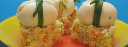 салат картофельный с сельдью. Шаг 6