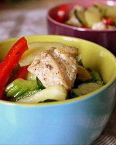 Салат с картофелем и курицей